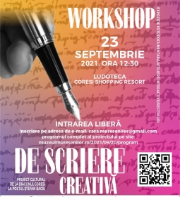 WORKSHOP DE SCRIERE CREATIVĂ